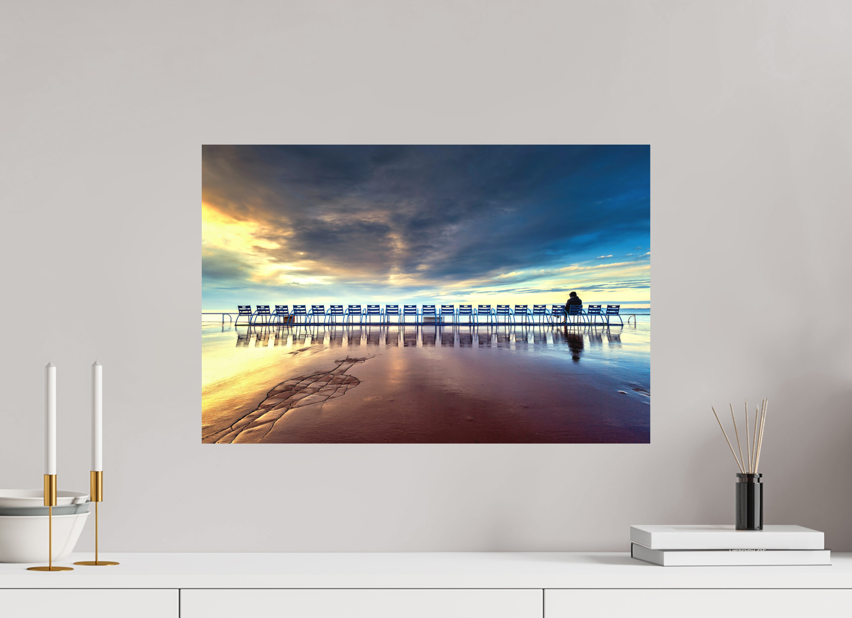 60 x 40 cm, Hahnemühle Photo Rag Bright White Sunrise sur la prom