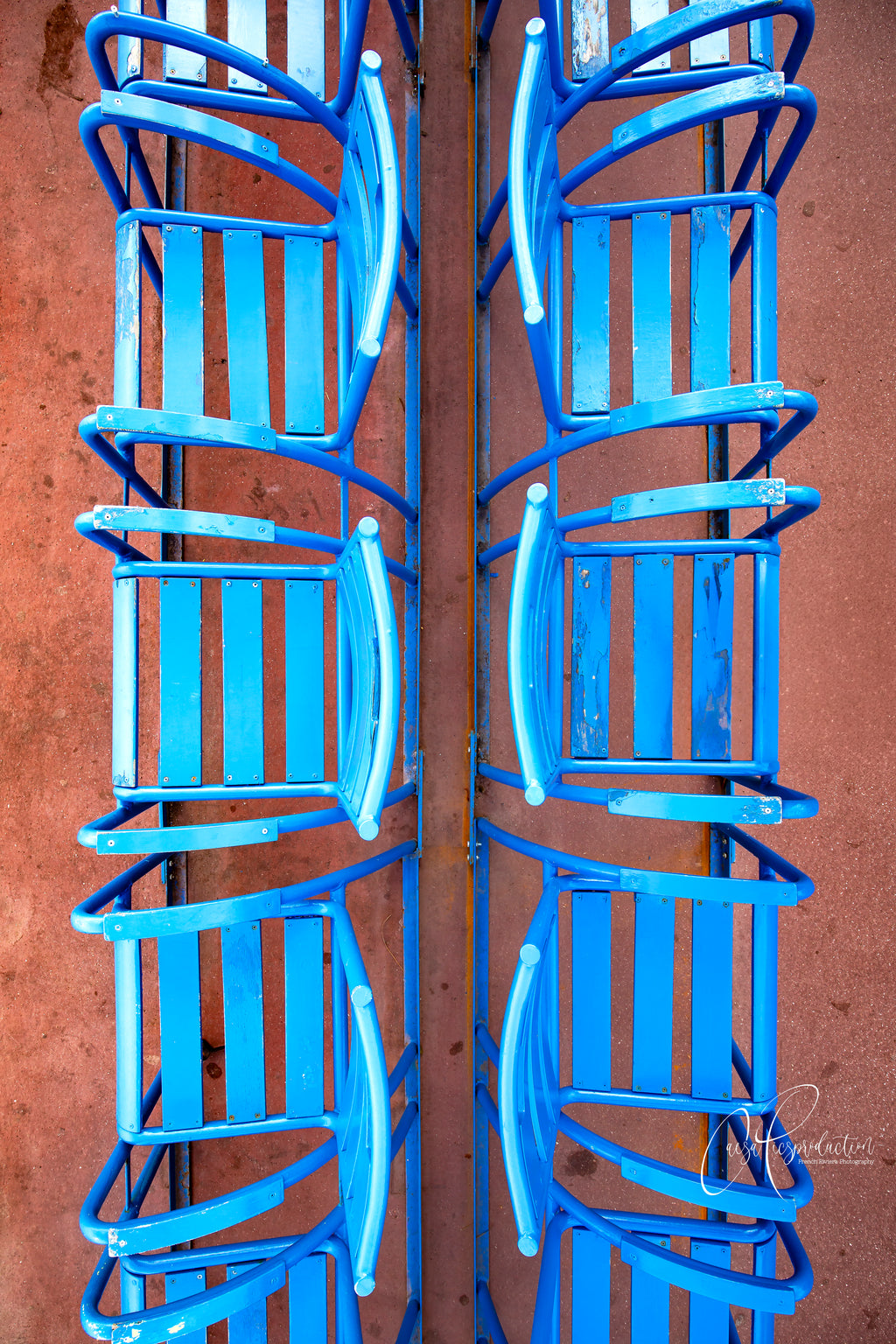 Mug Nice Les chaises bleues Collection Nice par Caesa Picsproduction