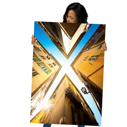 Affiche photo Le X du Vieux Nice | Décoration murale Côte d’Azur