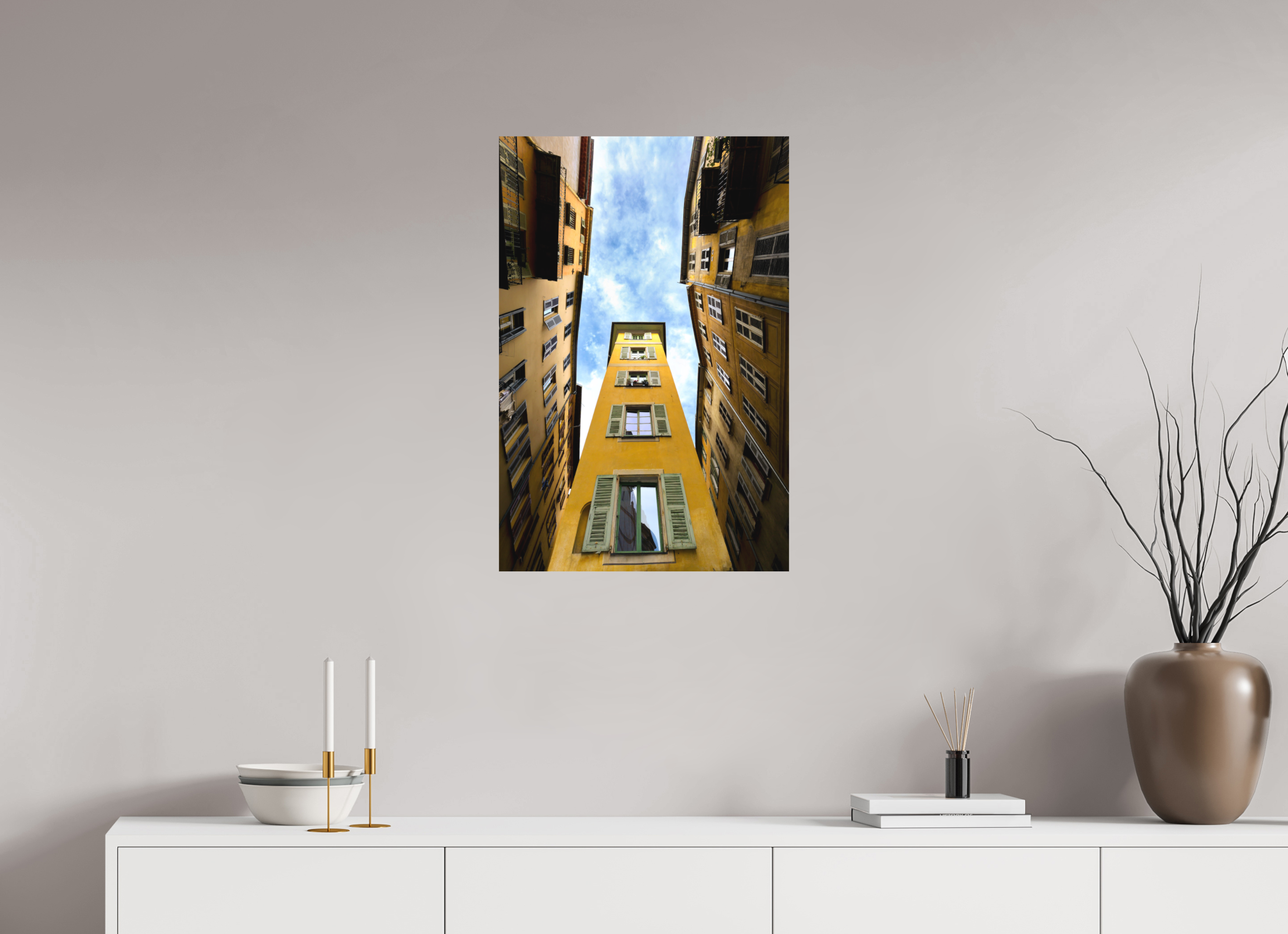 50 x 75 cm, Hahnemühle Photo Rag Bright White L'Aigle du vieux Nice