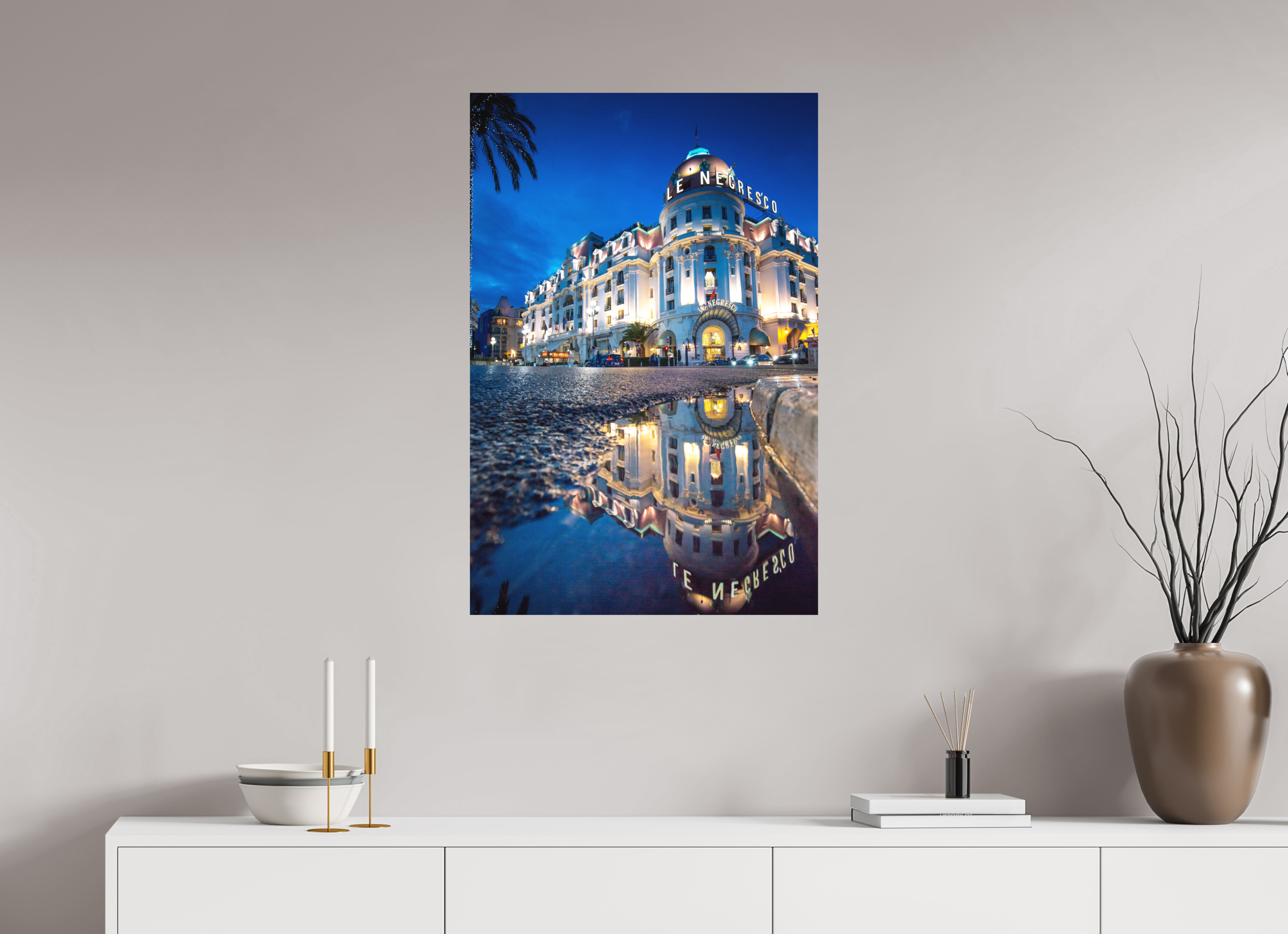 60 x 90 cm, Hahnemühle Photo Rag Bright White Reflets du Negresco