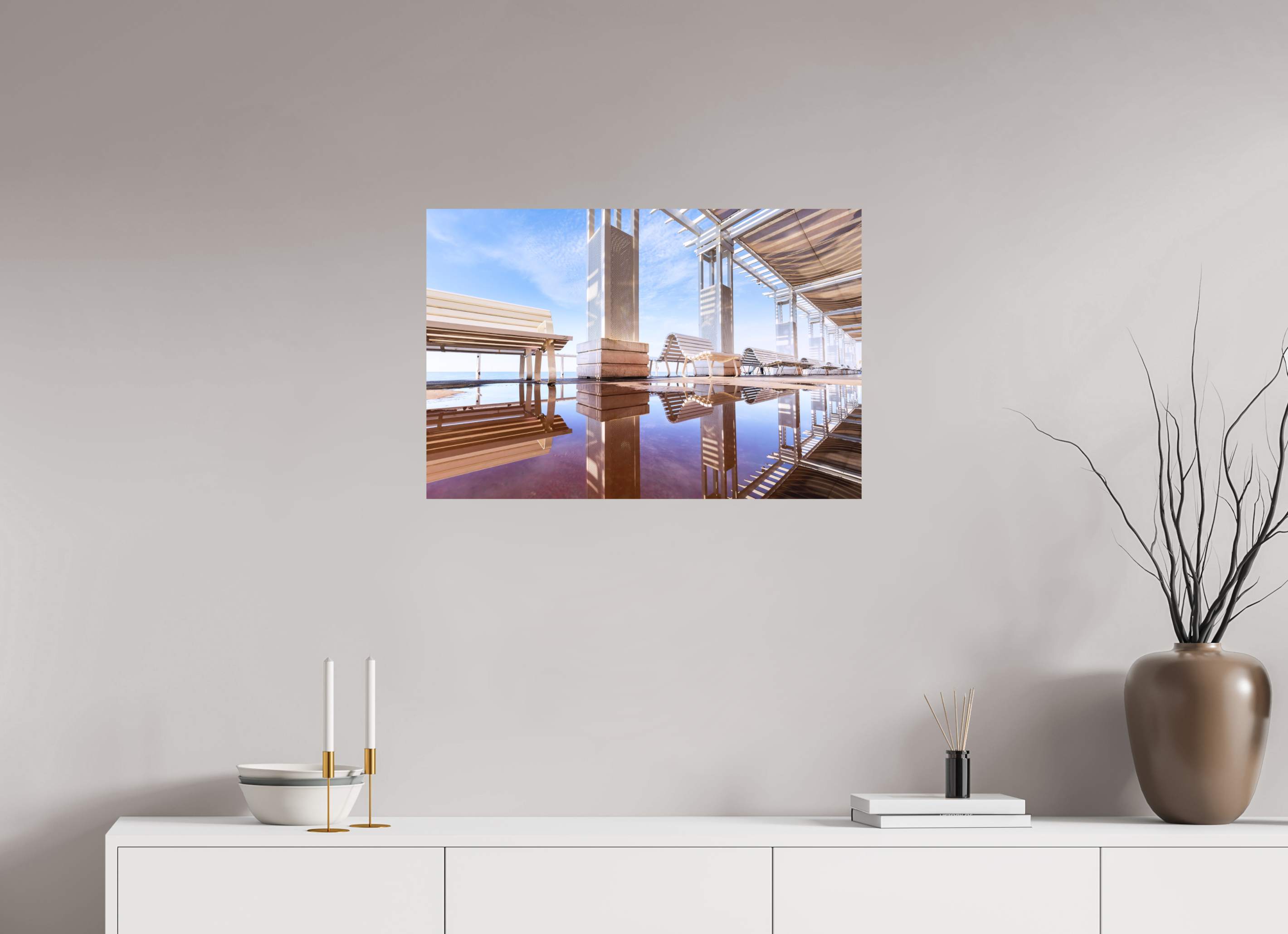 75 x 50 cm, h h Tirage d’art Promenade des Anglais – Nice | Caesa